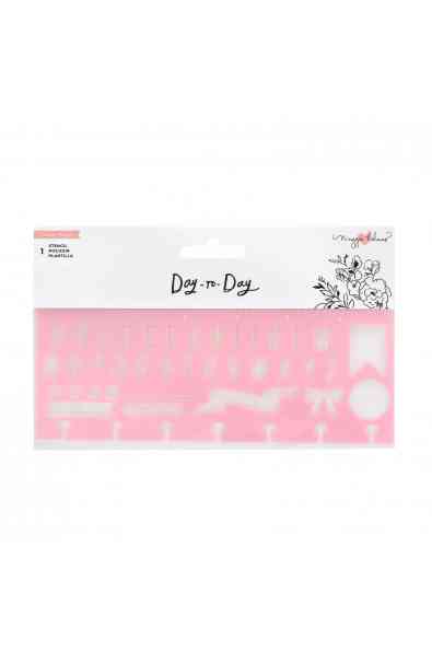 Day to Day - Stencil Planner Disc Alphabet