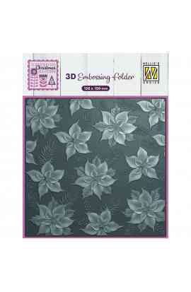 Embossing Folder Poinsettia