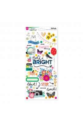 Bold & Bright - Sticker 6x12"