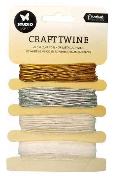 Craft Twine - Metallic Twine/Hemp Cord/Organza