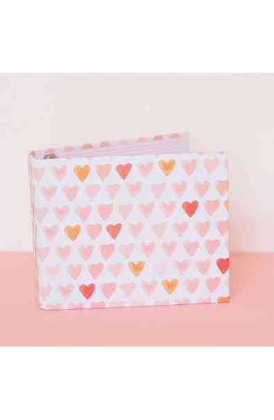 Album 4"x4" Kimidori Colors Corazones Pastel