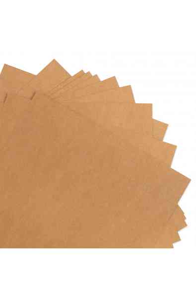 Pack 10 carte Kraft Liner Natural 300gr 12x12"