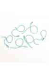 Set di 6 catenelle Celeste pastel