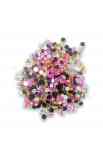 Set de perline e strass multicolore