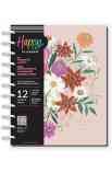 2025 Blooming Bouquet Planner Big Checklist Layout - 12 Months