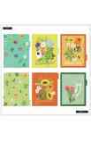 2025 Brilliant Blooms Planner Big Vertical Layout - 12 Months