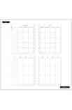 2025 Brilliant Blooms Planner Big Vertical Layout - 12 Months