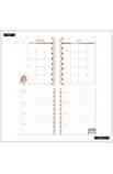 2025 Desert Rose Planner Big Horizontal Layout - 12 Months