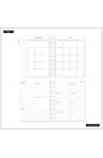 2025 Modern Impression Planner Classic Dashboard Layout - 12 Months