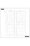 2025 Blooming Bouquet Planner Classic Vertical Layout - 12 Months