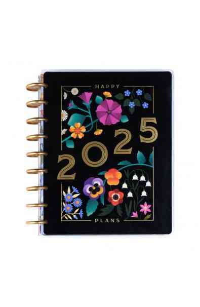 2025 Radiant Garden Planner Classic Color Block Layout - 12 Months