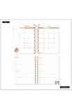 2025 Desert Rose Planner Classic Horizontal Layout - 12 Months