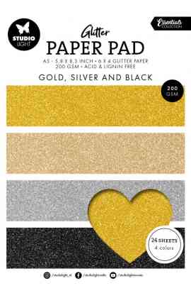 Essentials Glitter Paper Pad