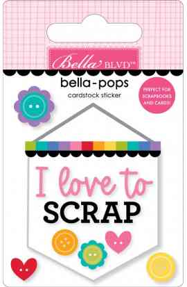 Let's Scrapbook - Bella Pops Scrap Banner