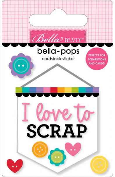 Let's Scrapbook - Bella Pops Scrap Banner