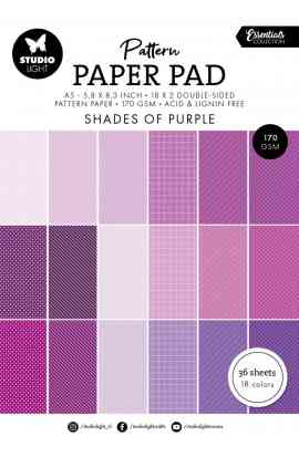 Essentials Pattern Paper Pad Purple