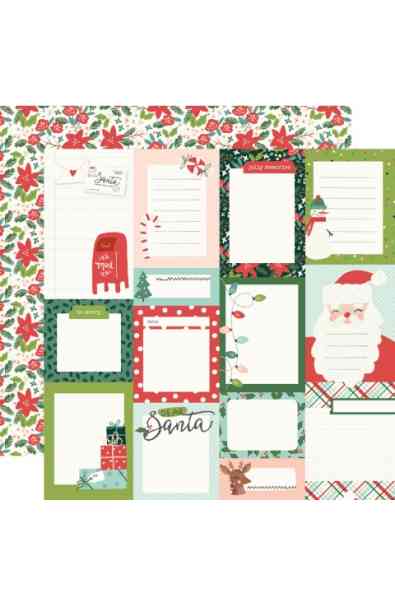 Santa's Village - Carta 12x12" Journal Elements