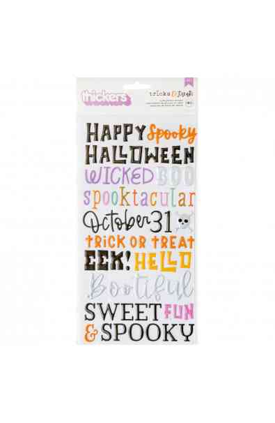 Tricks & Treats - Puffy Phrases