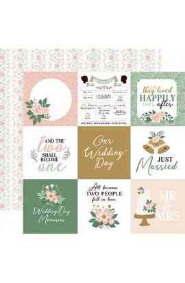 Marry Me - Carta 12x12" 4x6" Journaling Cards