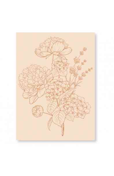 Carnet Nature - Embossing Folder BOUQUET 3D