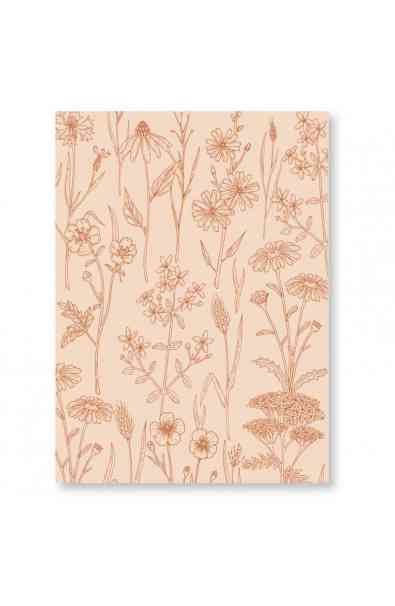 Carnet Nature - Embossing Folder FLEURS DE CHAMP