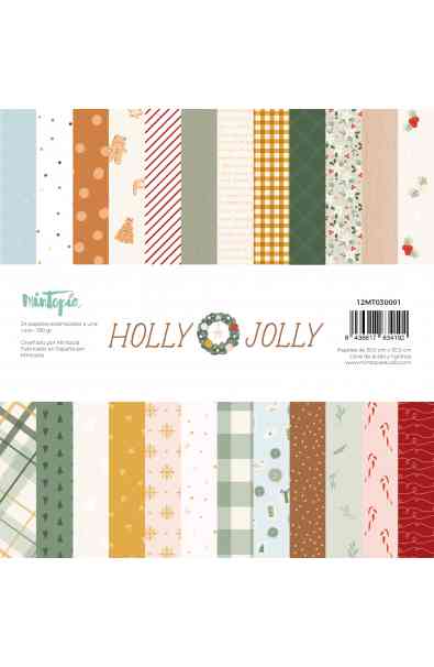 Holly Jolly - Pad 12x12"