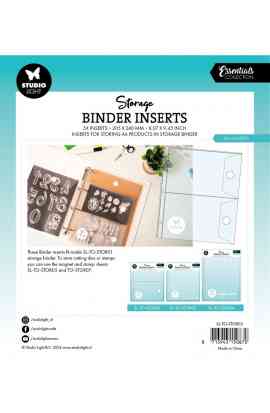 Storage Binder Inserts - 2 tasche