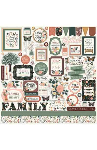 Family - Stickers 12x12"