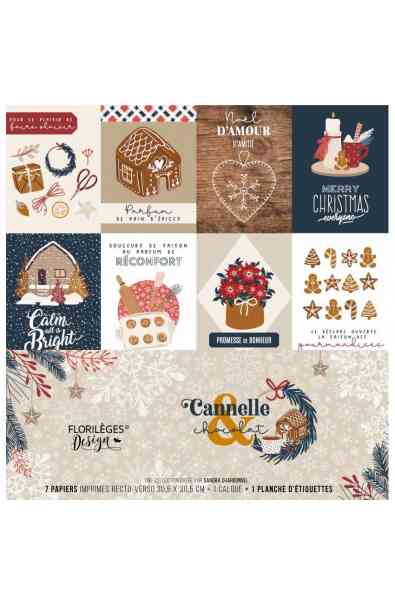 Cannelle & Chocolat - Kit 8 carte + vellum