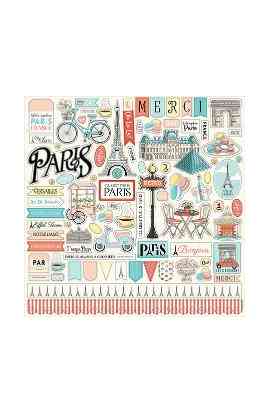 Paris - Stickers 12x12"