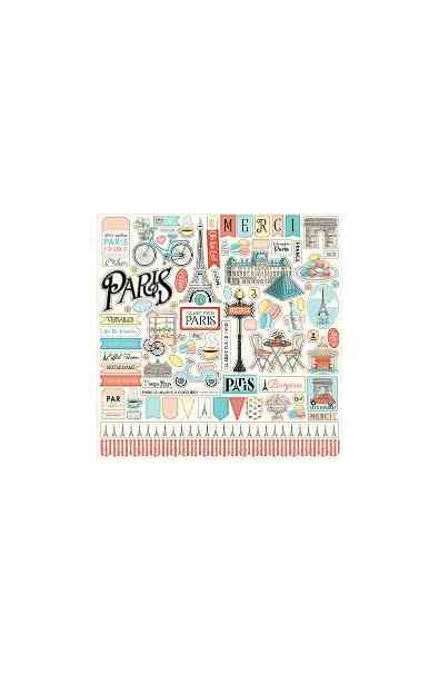 Paris - Stickers 12x12"