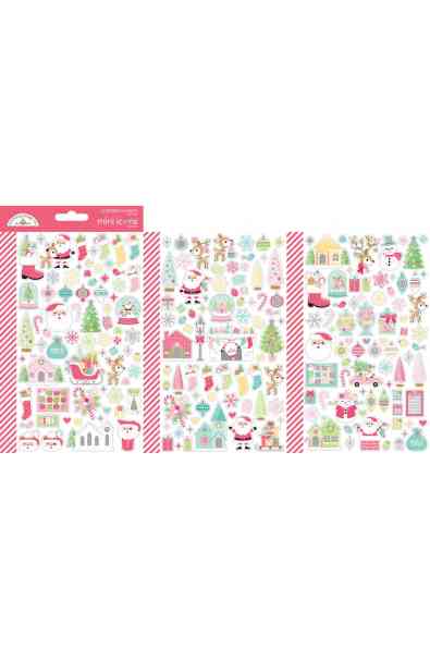 Tinsel Time - Stickers Mini Icons