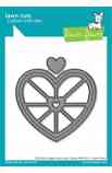 Fustella Stitched Happy Heart Geo Frame