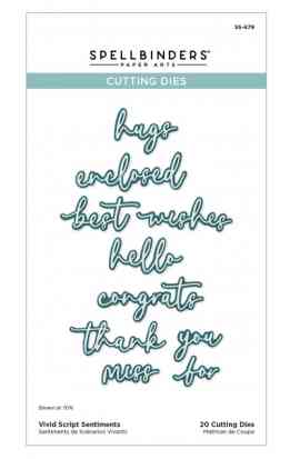 Fustella Vivid Script Sentiments
