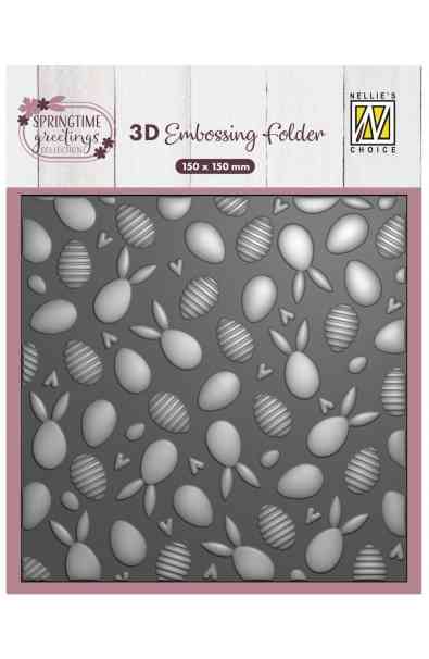 Embossing Folder – Bunnies and Eggs