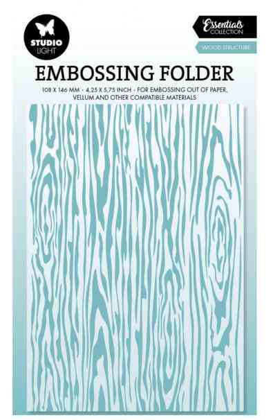 Embossing Folder -  Wood Structure
