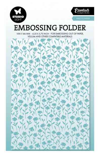 Embossing Folder –  Wild Flowers
