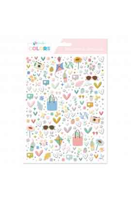 Puffy Stickers - Ilustraciones Marzo y Abril