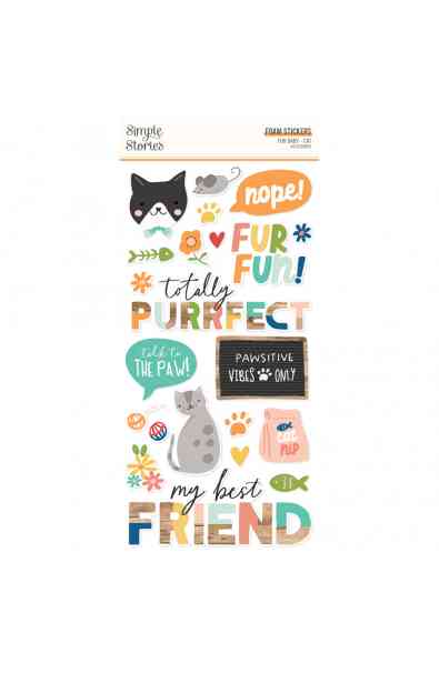 Fur baby Cat – Foam Stickers