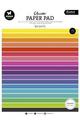 Paper pad A4 – Essentials Unicolor Light Bright Tones