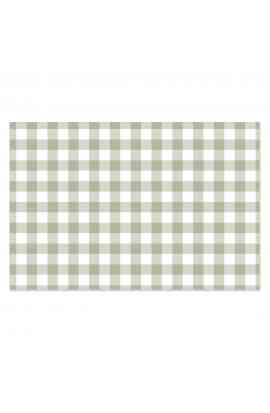 Tela per rilegatura 35x50 cm - Vichy verde