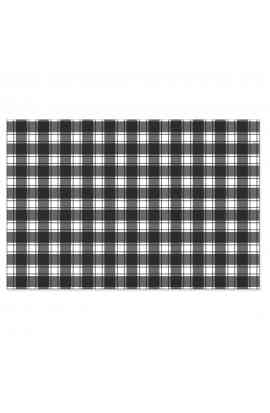 Tela per rilegatura 35x50 cm - Vichy negro