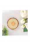 Charm cuore acrilico - melocoton