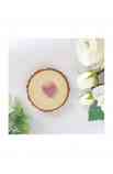 Charm cuore acrilico - rosa brilli
