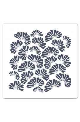 GINKGO - Stencil 15 x 15 FOND