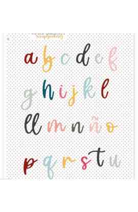 Babe It's Cold Outside - Fustella - Alfabeto cuqui