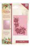 Embossing Folder 3d - Folourishing Holly