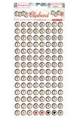 Romantic Christmas - Chipboard 15x30cm