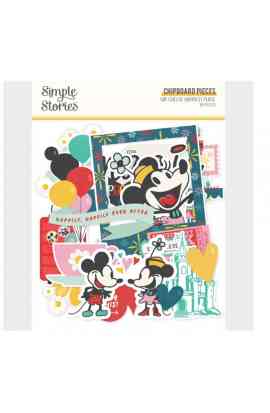 Say Cheese Happiest Place - Chipboard