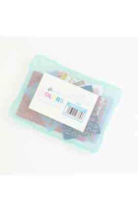 Scatola in plastica 5"x7" - Menta